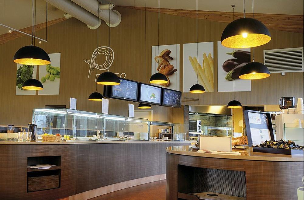 FORCHINI Plastic pendant lamp with dimmer in a contemporary style