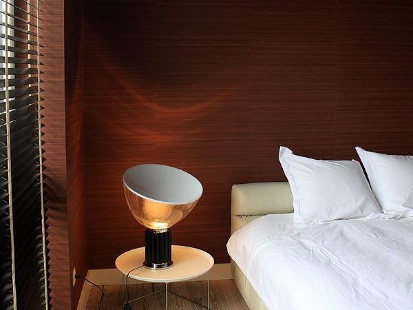TACCIA LED indirect light glass and aluminium table lamp TACCIA LED indirect light glass and aluminium table lamp