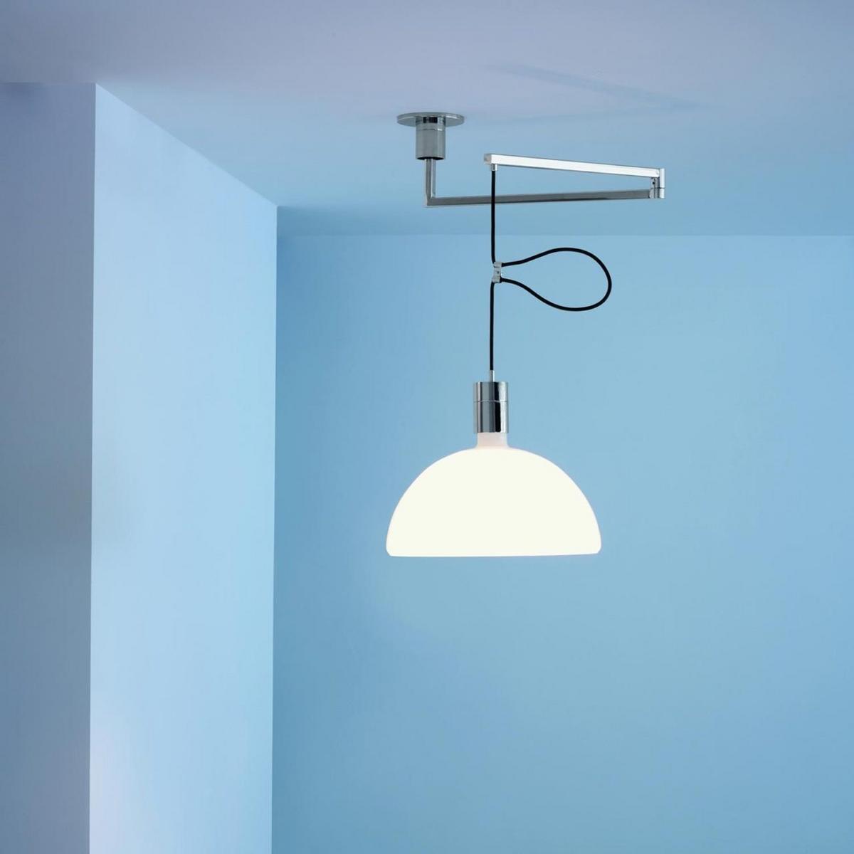 AS41C Swivel opal glass pendant lamp