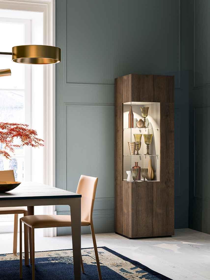 METROPOLIS Modular lacquered sideboard with doors
