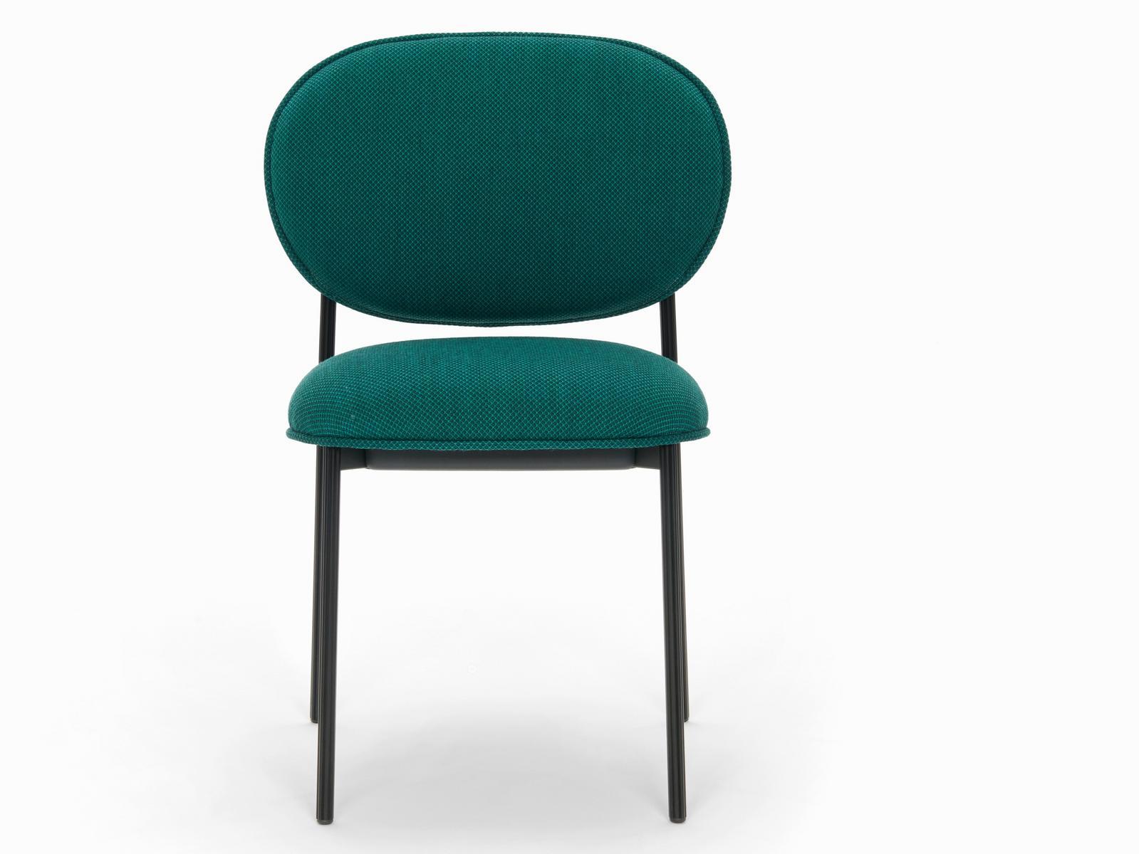 BLUME 2950 Upholstered stackable fabric chair