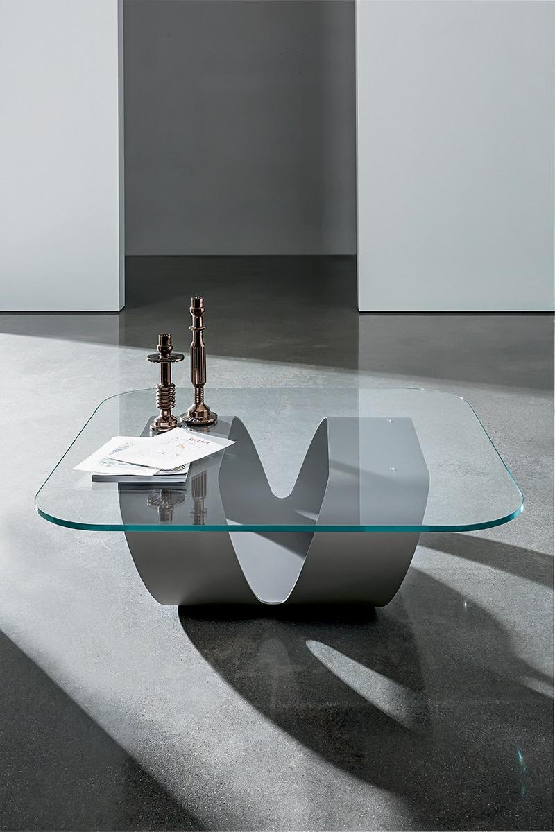 RING Glass coffee table