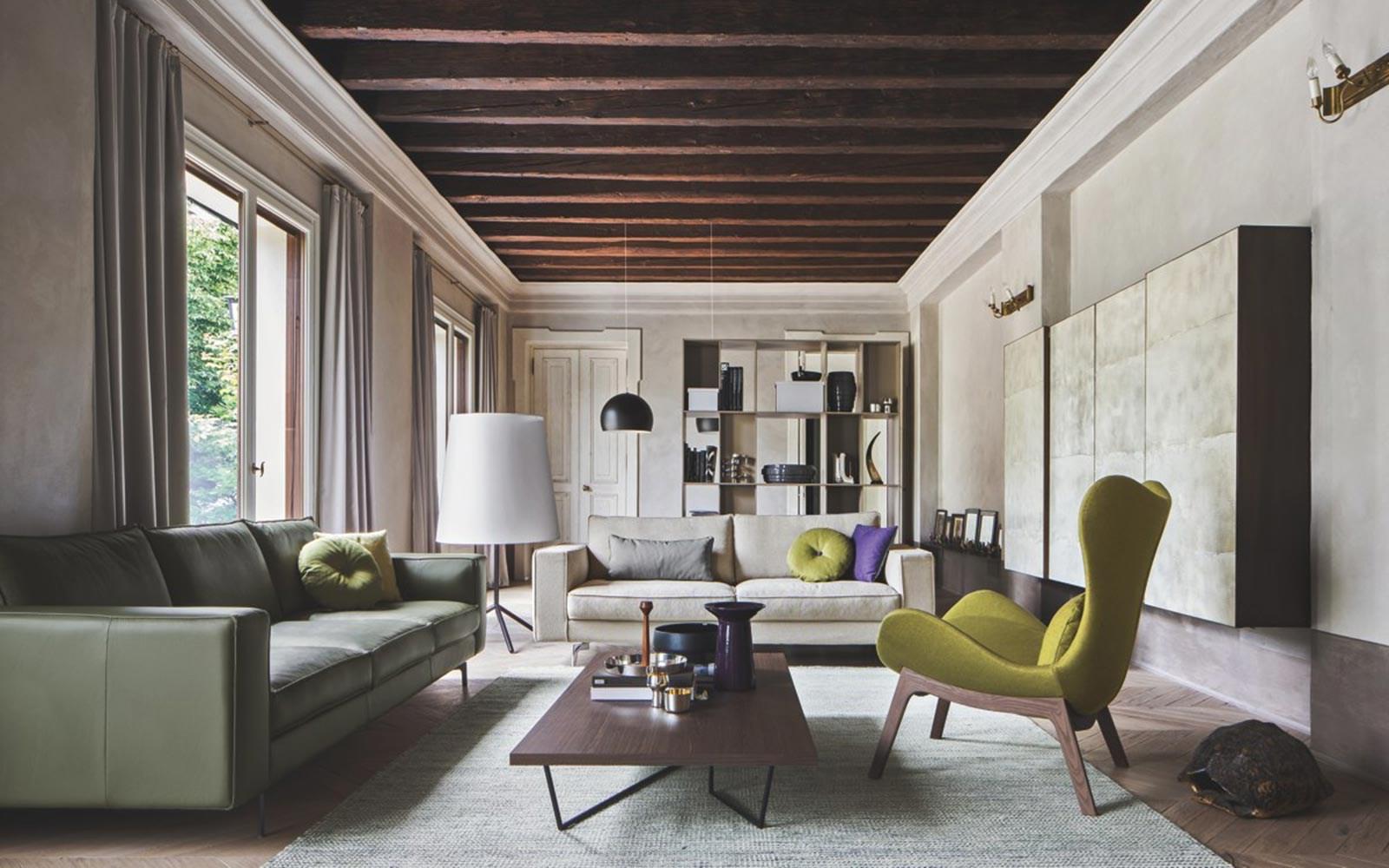 SQUARE Sectional fabric sofa