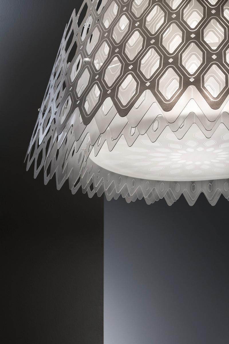 HALF CHARLOTTE Cristalflex® and Lentiflex® Pendant lamp