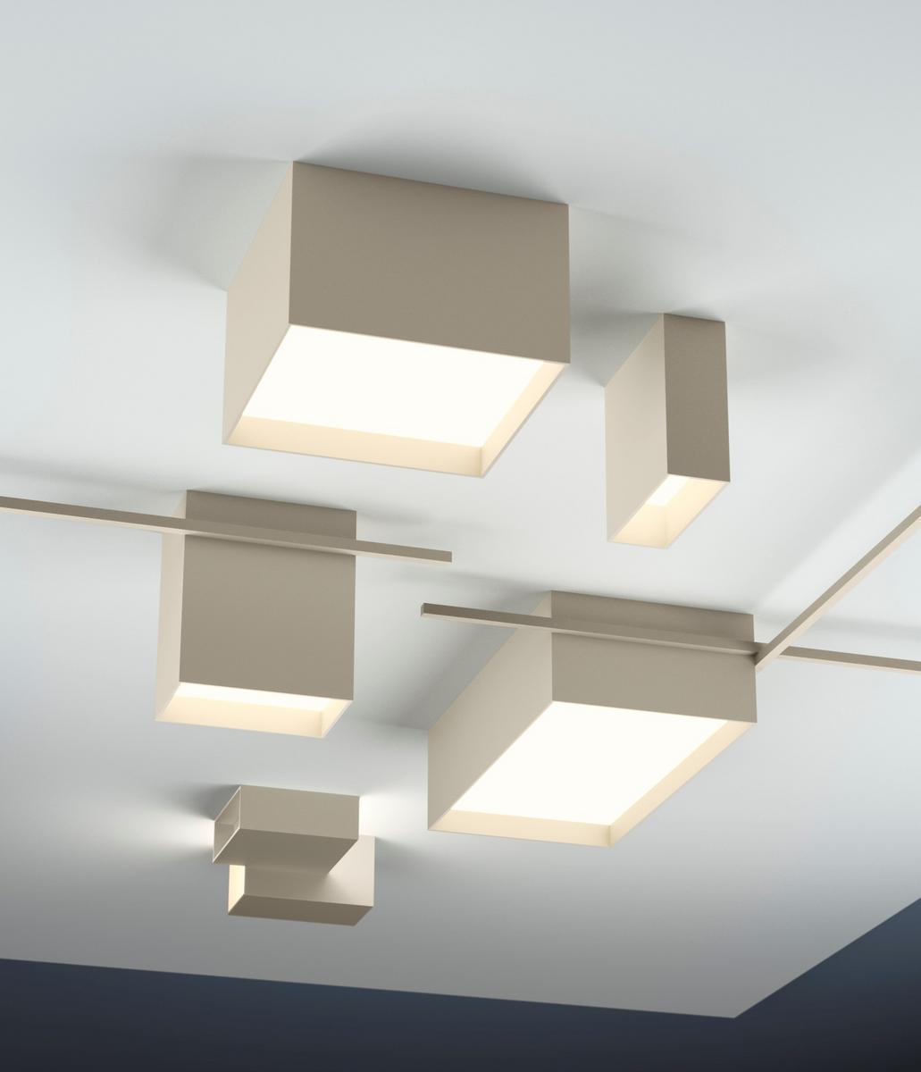 STRUCTURAL LED direct light aluminium ceiling light