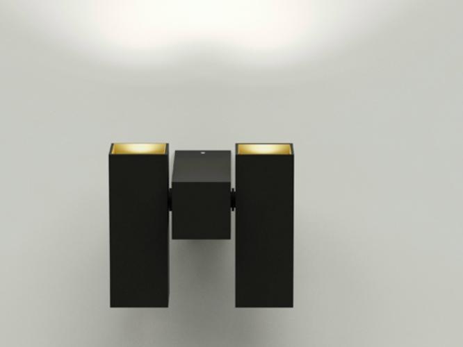 SKYLINE LED wall-mounted adjustable aluminium spotlight