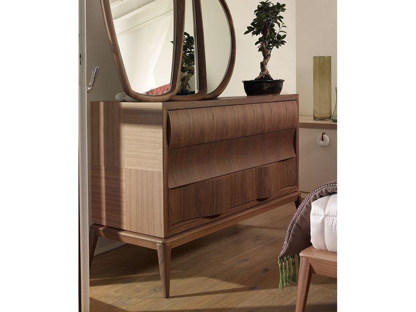 CONTEMPORARY LIVING Wooden chest of drawers