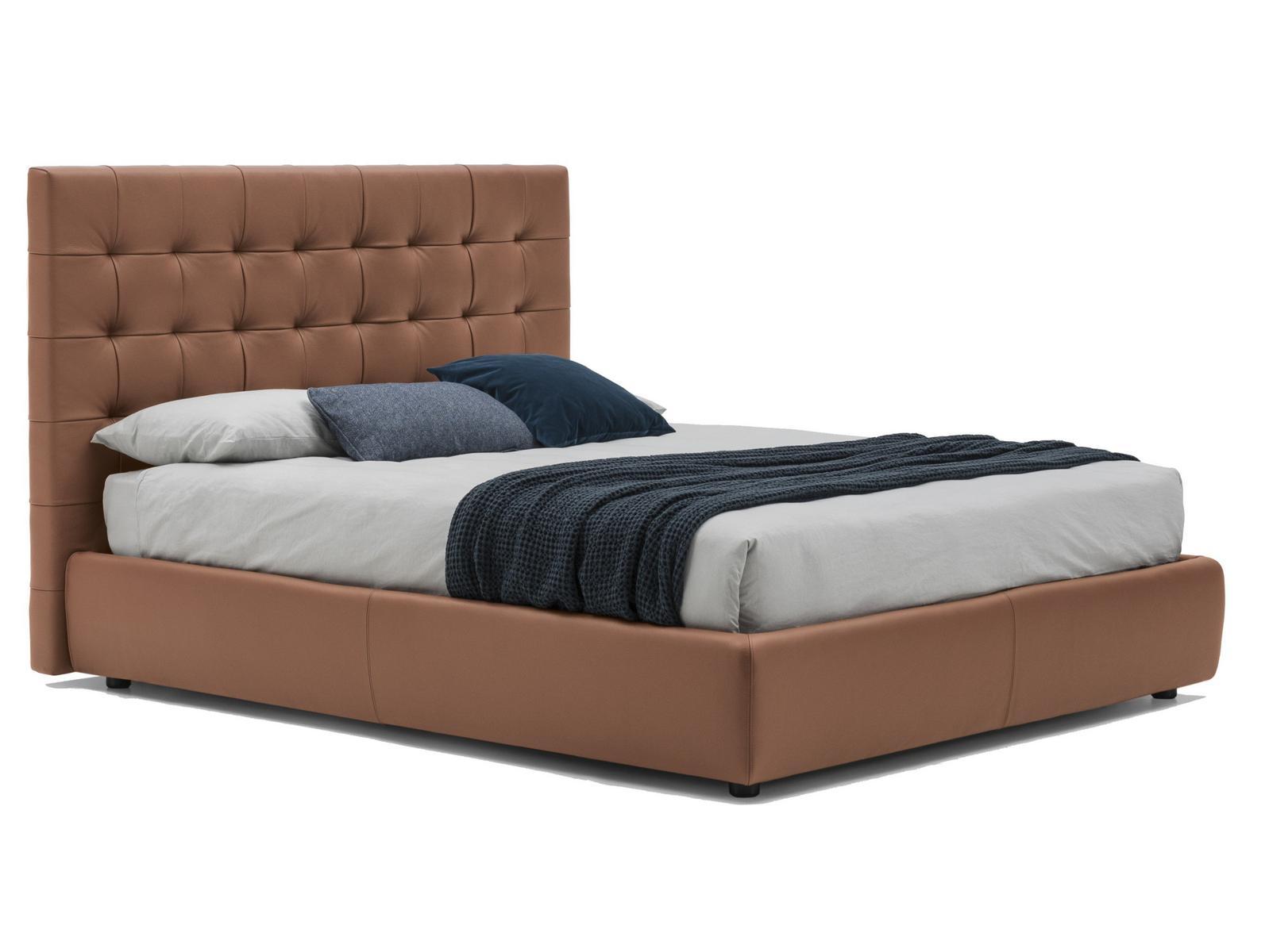 FREEDOM Storage bed with tufted headboard