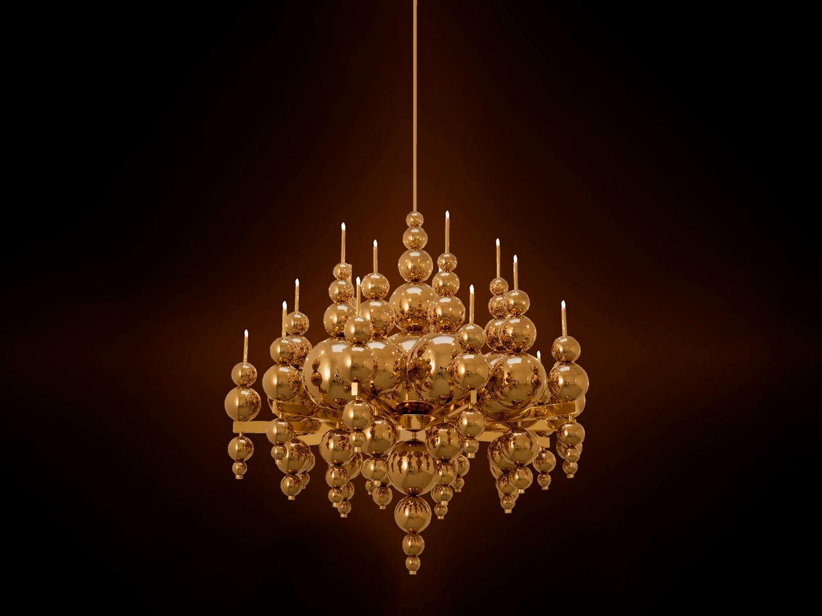 TEARS FROM MOON H20 XL Indirect light glass pendant lamp