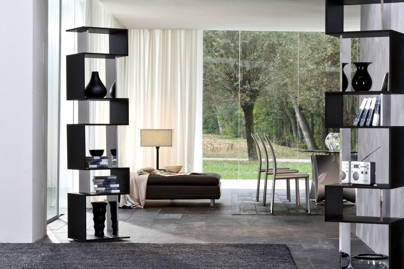 OSUNA Swivel wood and glass bookcase OSUNA Swivel wood and glass bookcase