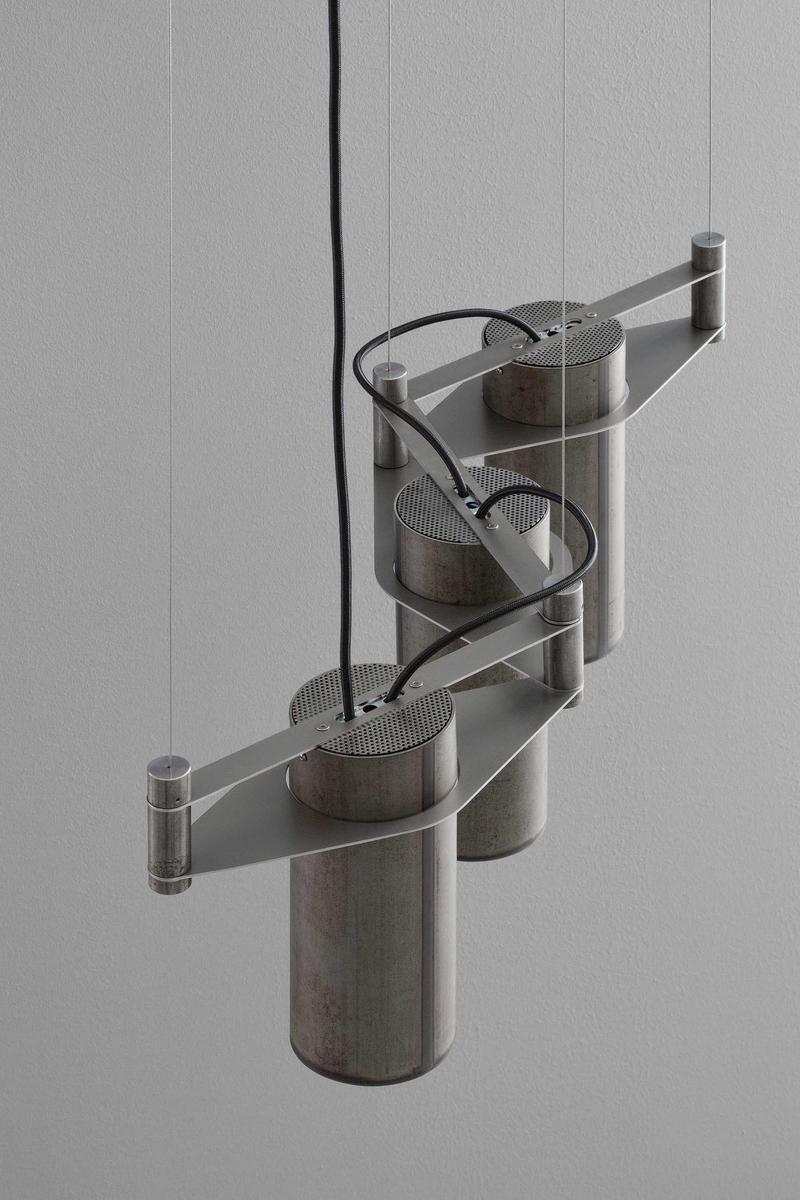 CHAIN LED steel pendant lamp