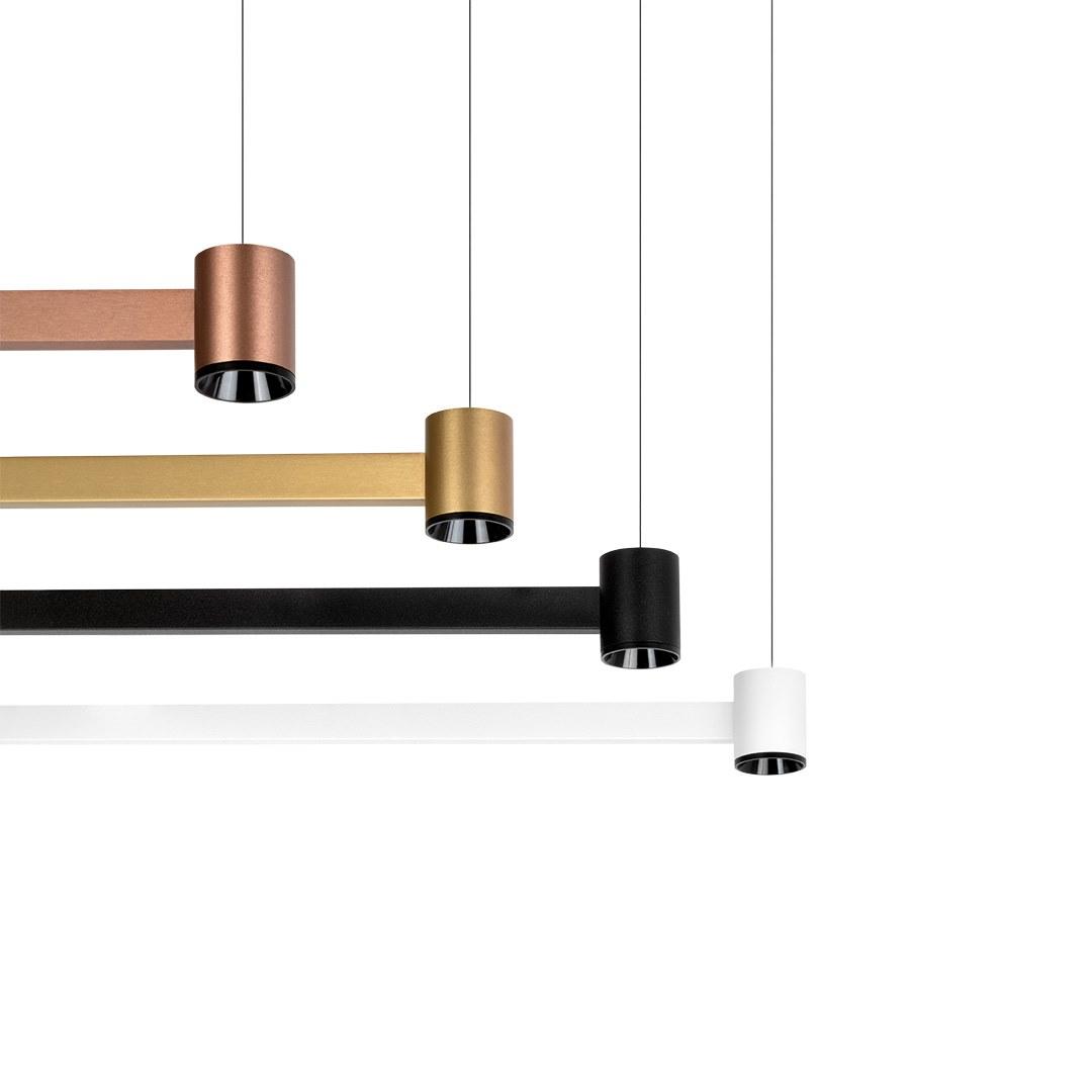 ART DIRECT & INDIRECT LED direct-indirect light brass pendant lamp