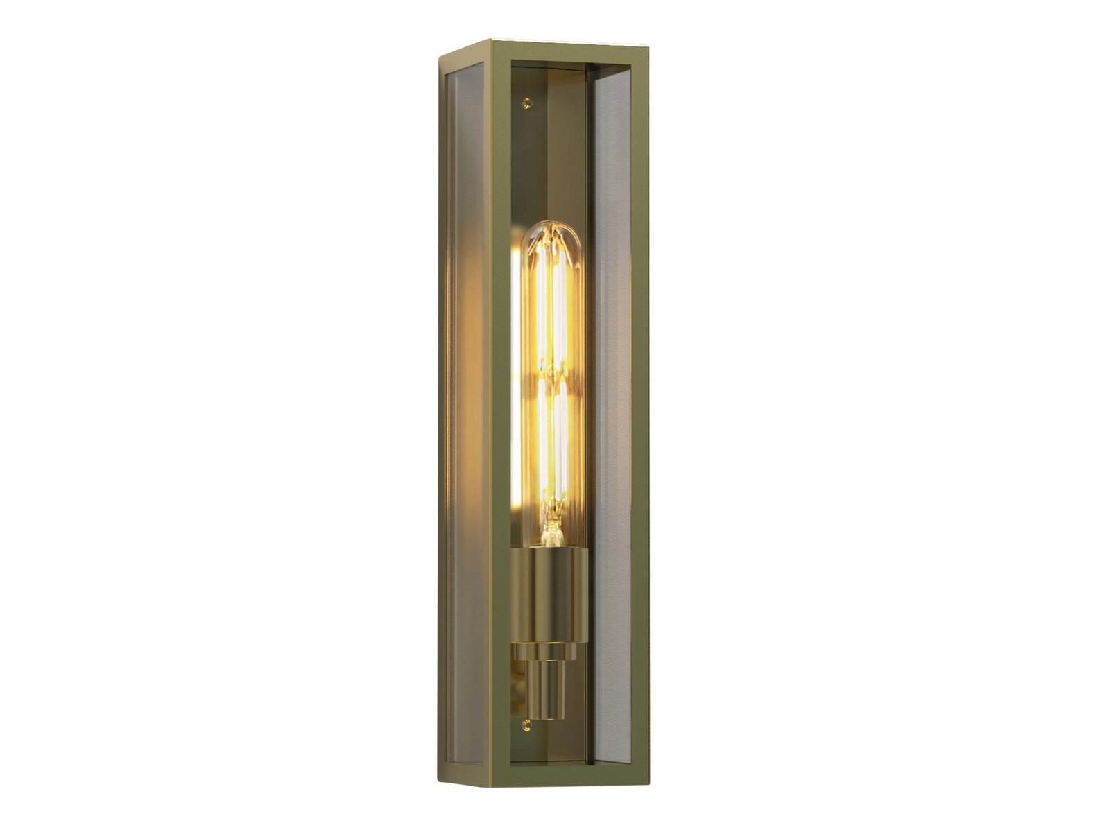 HARVARD LED brass wall light