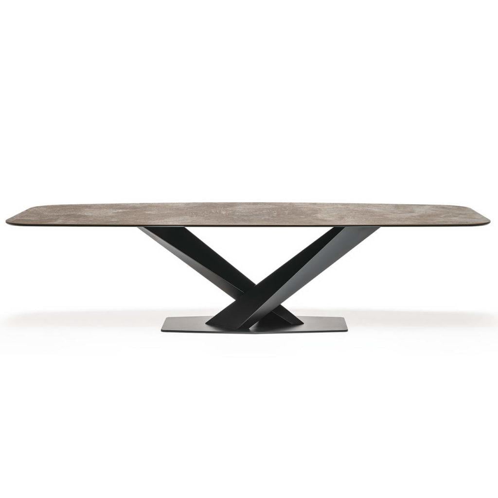 STRATOS KERAMIK Oval ceramic table