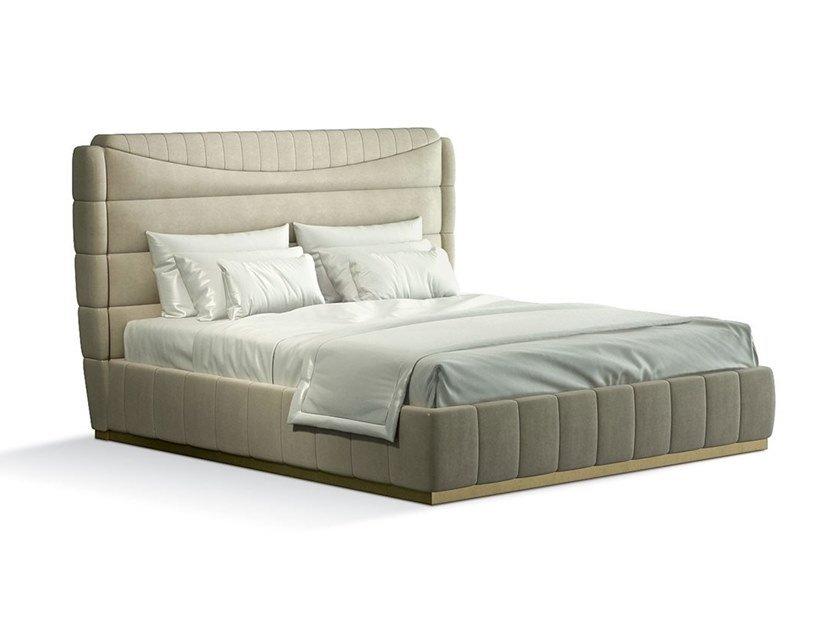 7381 King size bed with upholstered headboard