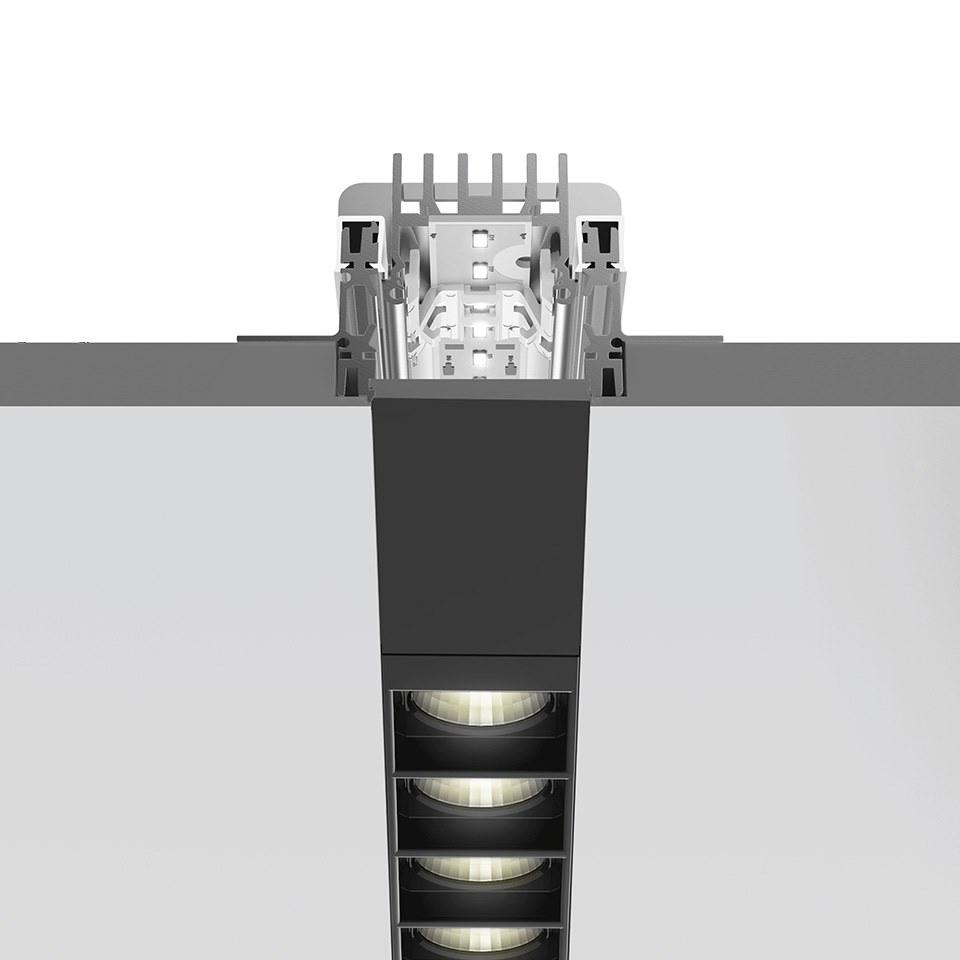 A.39 RECESSED SHARPING Linear lighting profile