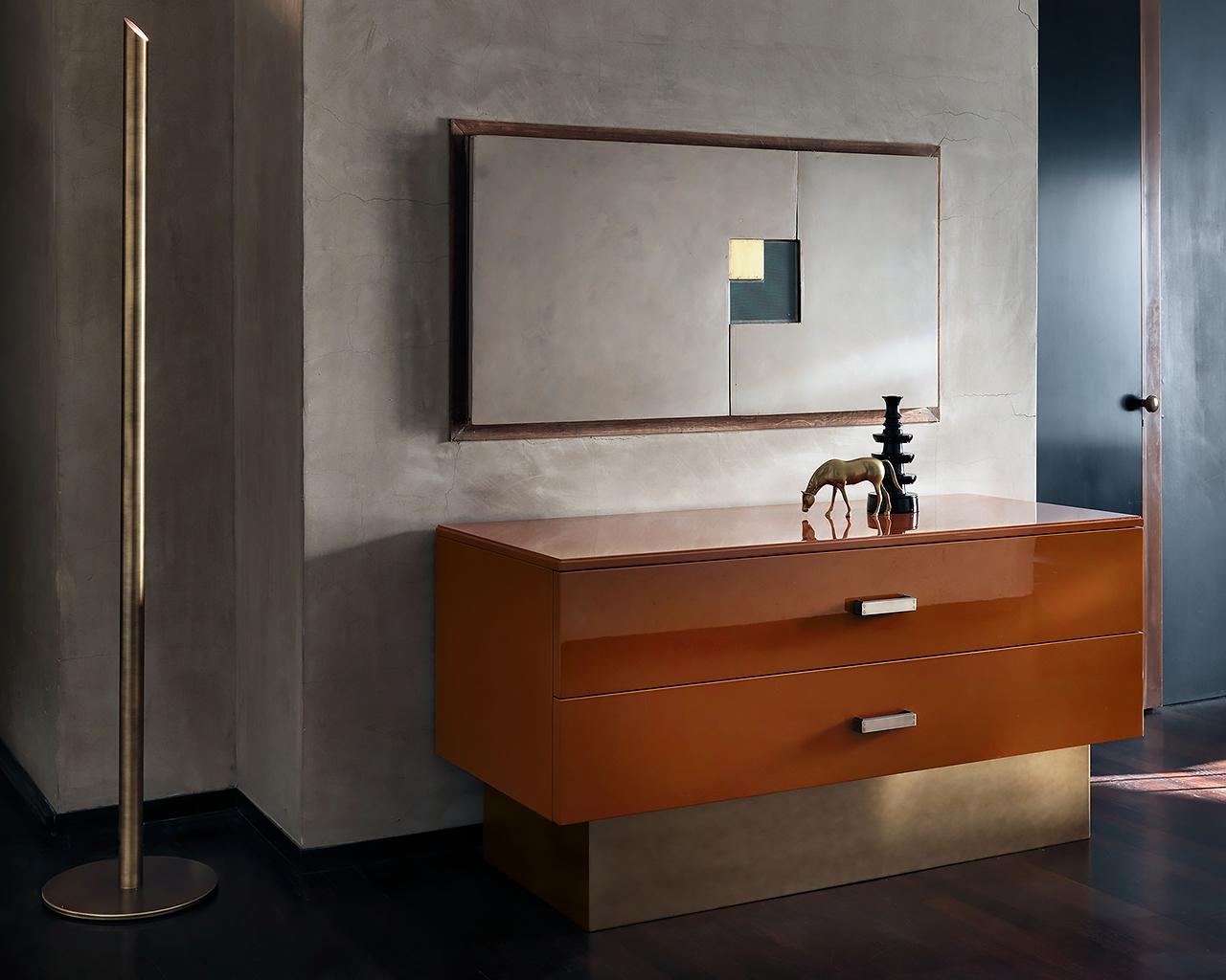 LOFT Rectangular lacquered chest of drawers