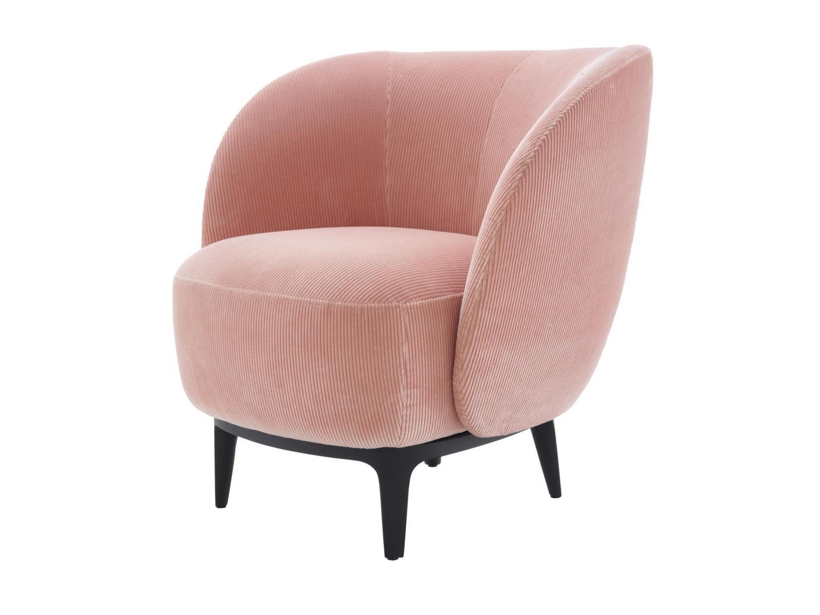 SOUFFLOT Fabric armchair with removable cover with armrests