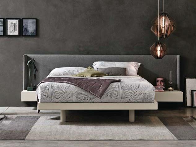 FUSION Double bed with integrated nightstands