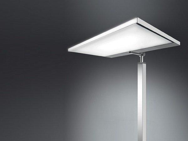 PAD Direct-indirect light aluminium floor lamp