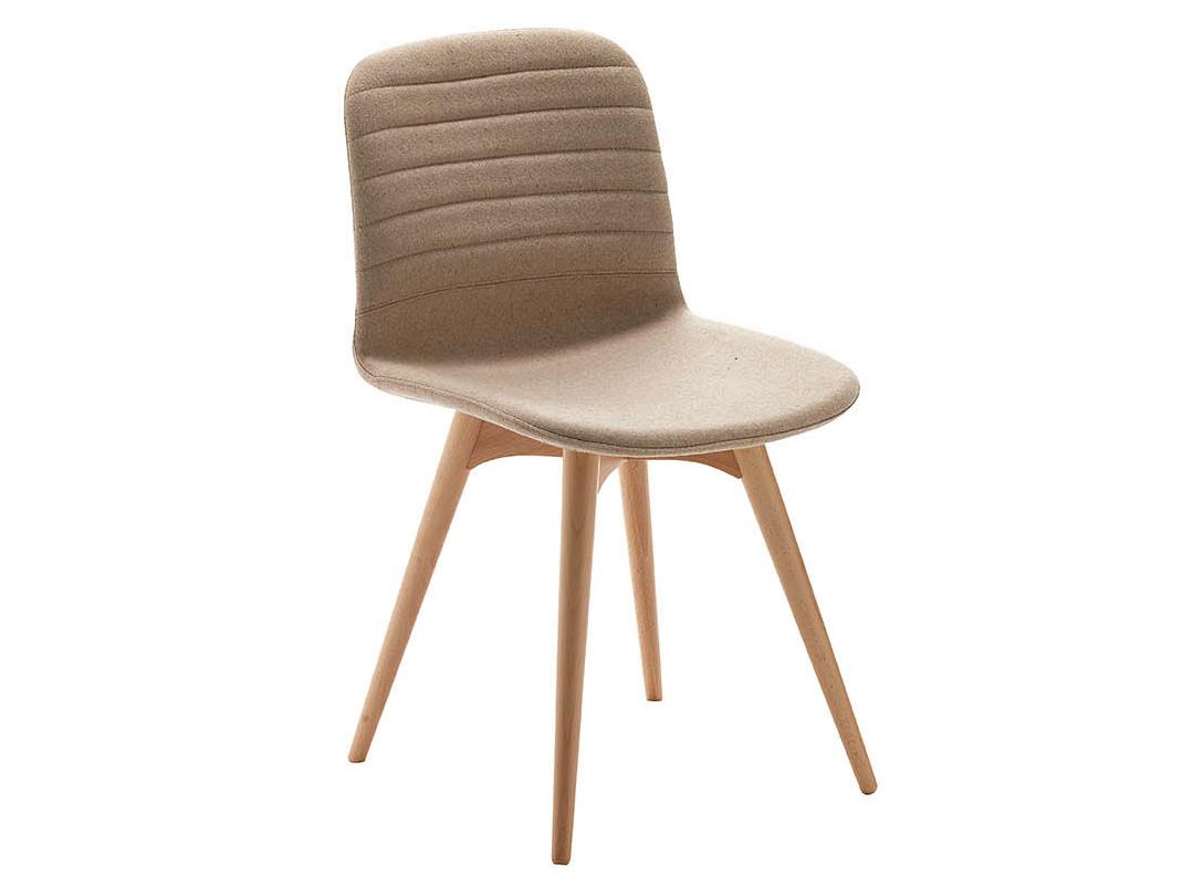 LIÙ LG Upholstered wooden chair