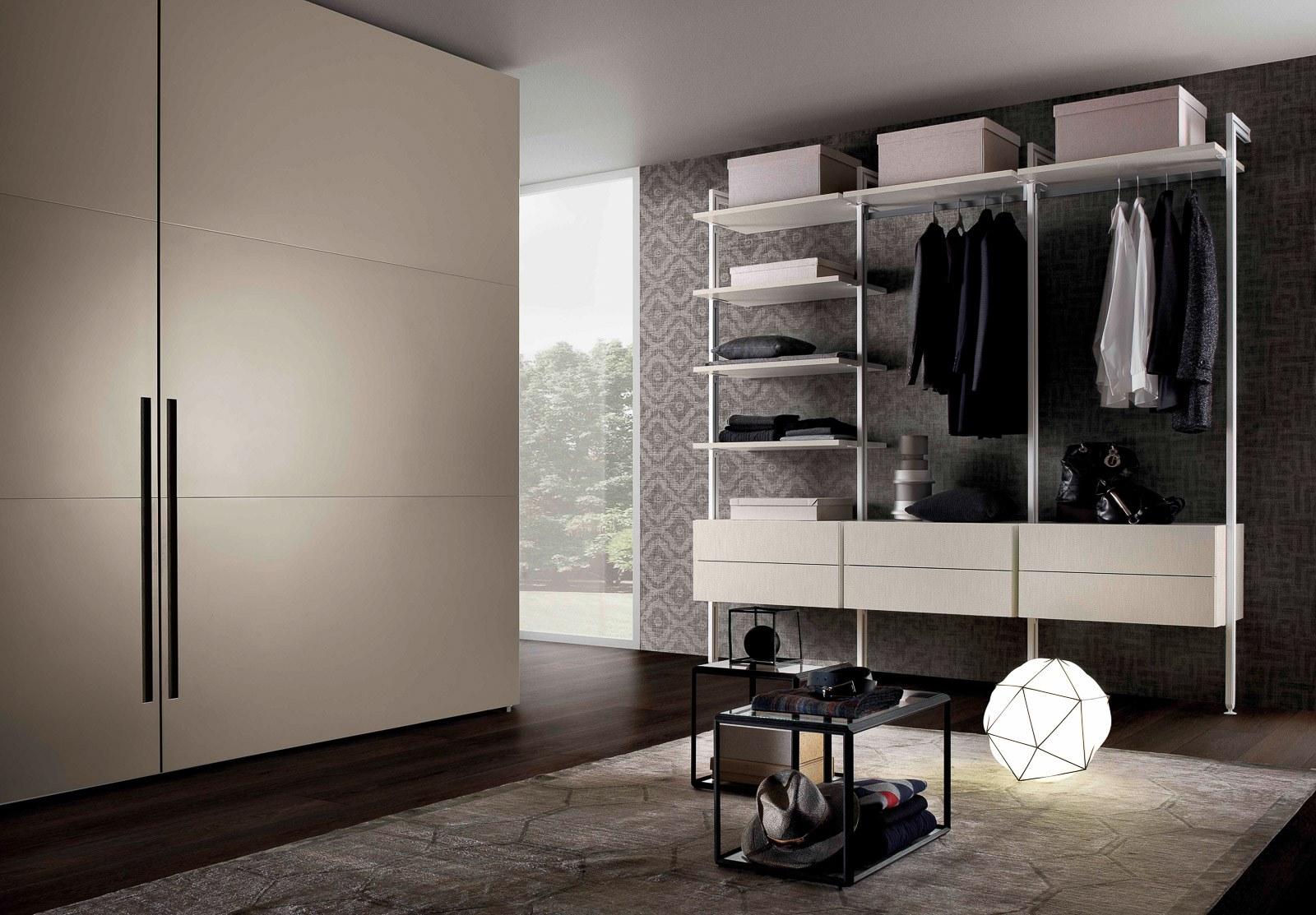 LOFT Sectional wooden walk-in wardrobe