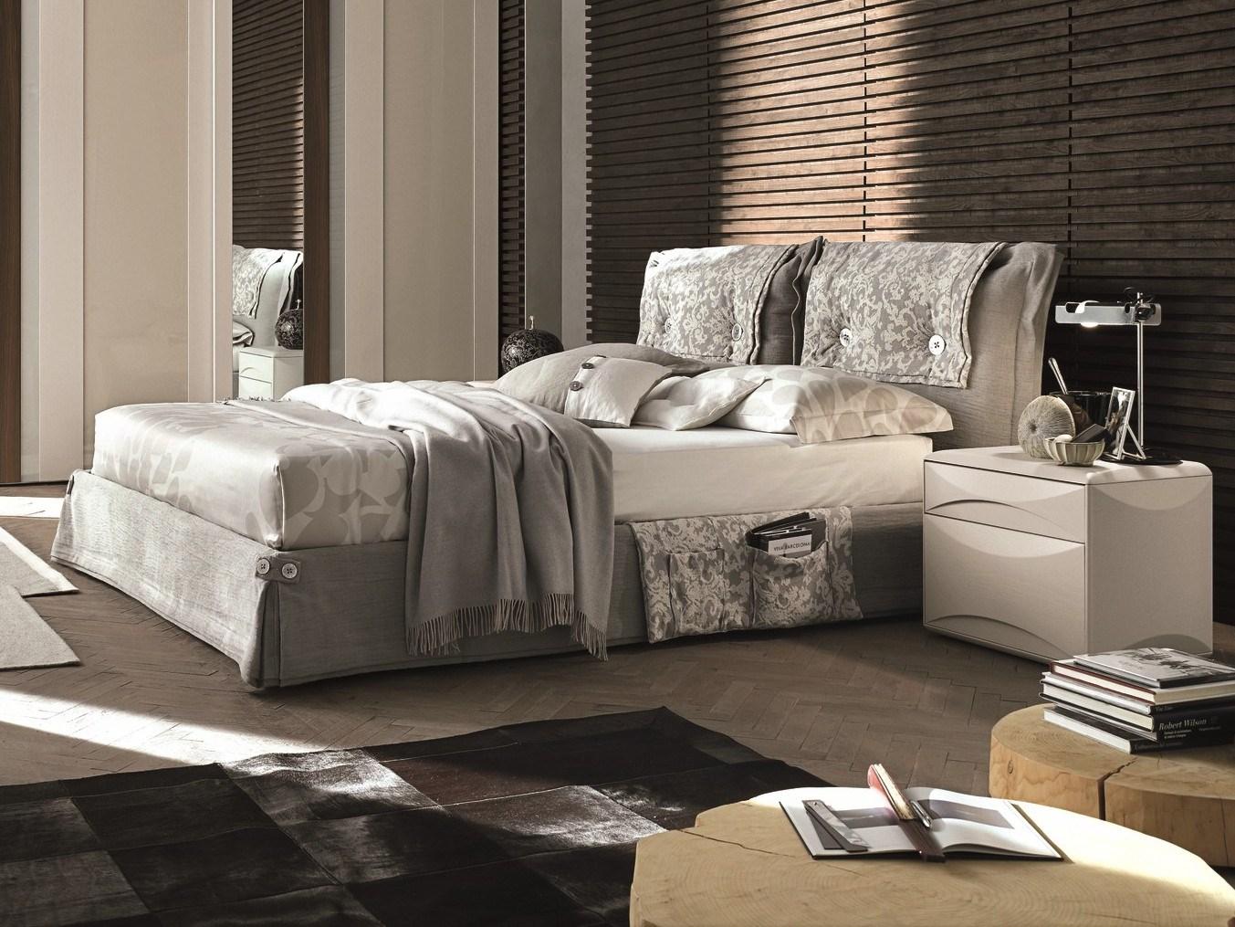AMAMI Upholstered fabric double bed