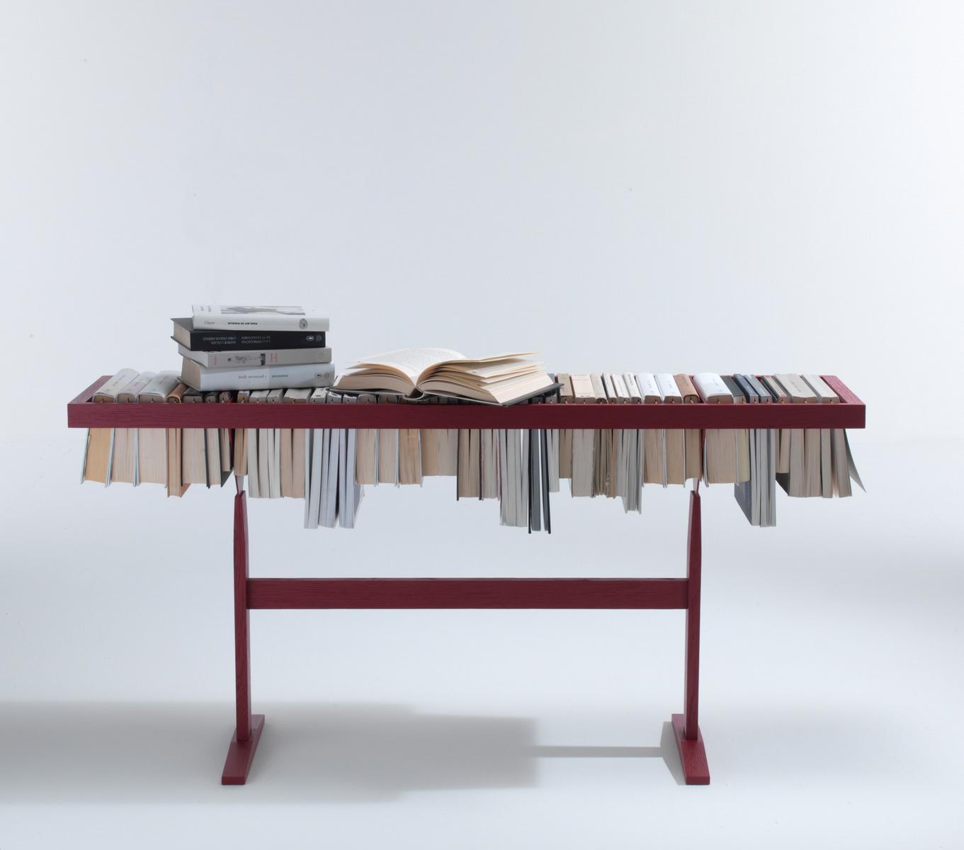 BOOKEN Wooden bookcase / coffee table