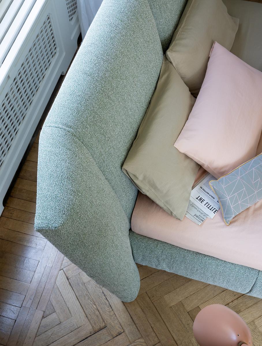 YOUNIVERSE Upholstered fabric bed