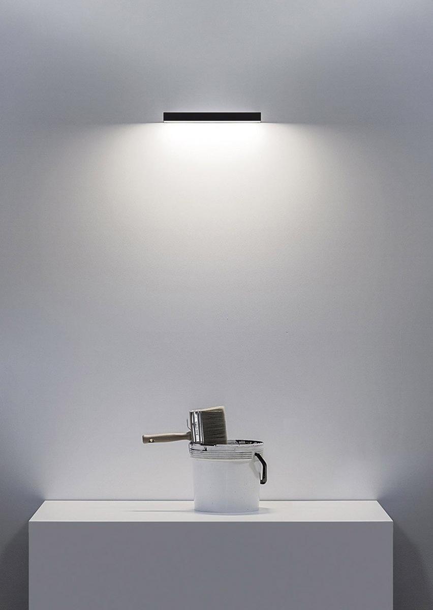LINET LED methacrylate and metal wall lamp