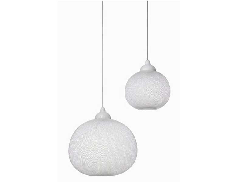 NON RANDOM Glass-fibre pendant lamp