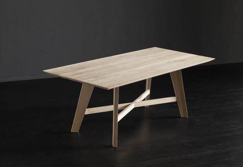 TOLEDO + PECHINO Rectangular wooden dining table