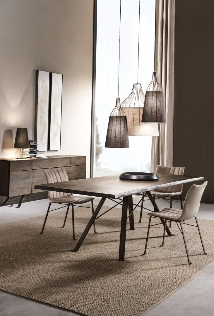 GINEVRA Upholstered Eco-leather chair