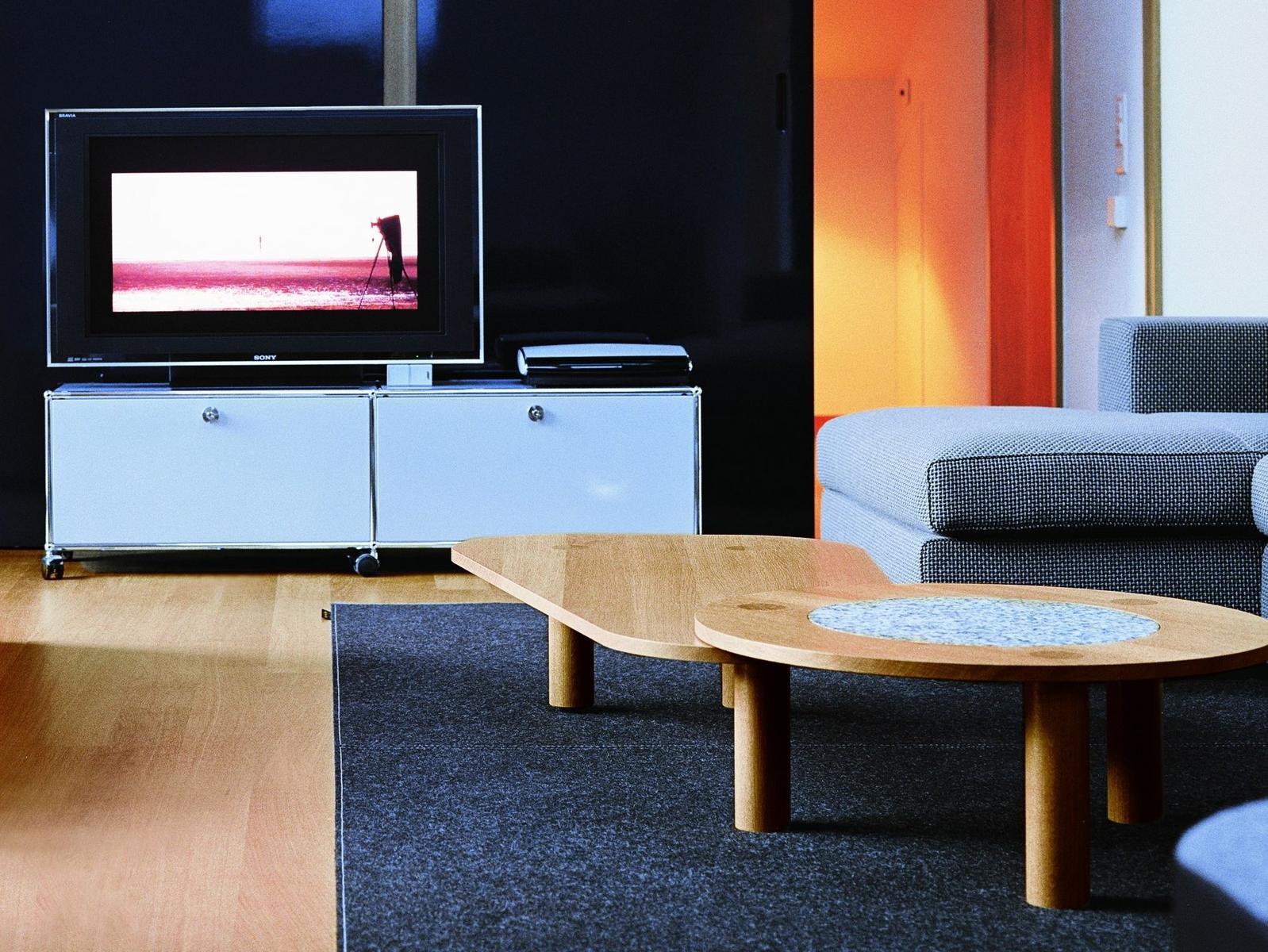HALLER ENTERTAINMENT UNIT Metal TV cabinet