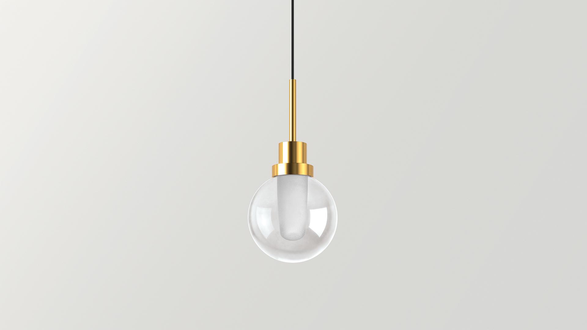 ALASKA BIG FANCY SHAPE LED adjustable glass pendant lamp