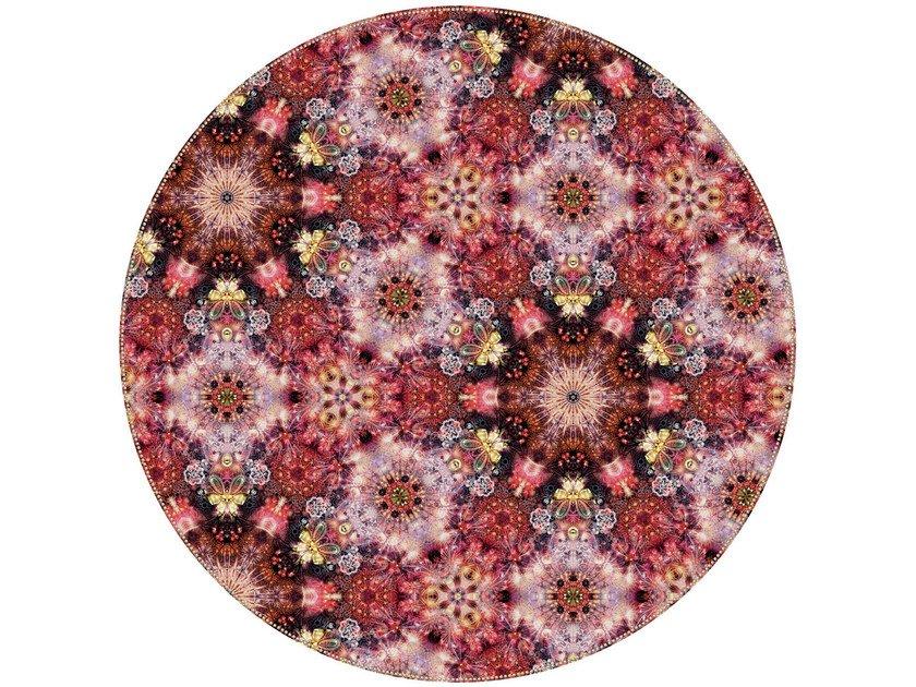 FESTIVAL INFERNO Patterned round rug