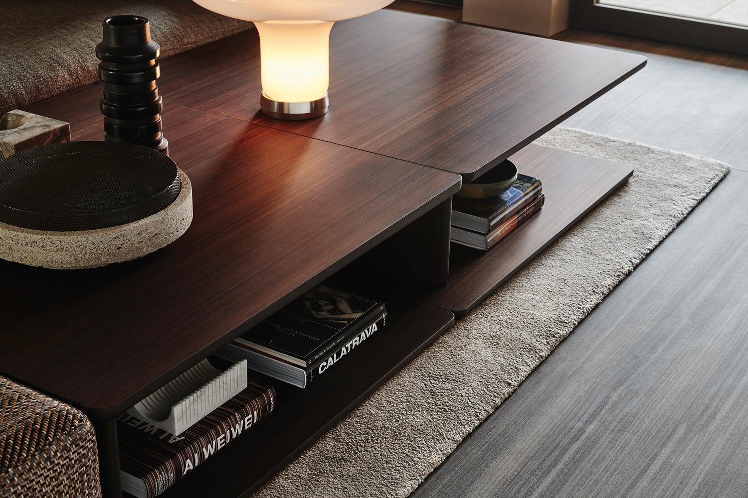 HUGO Low wooden coffee table