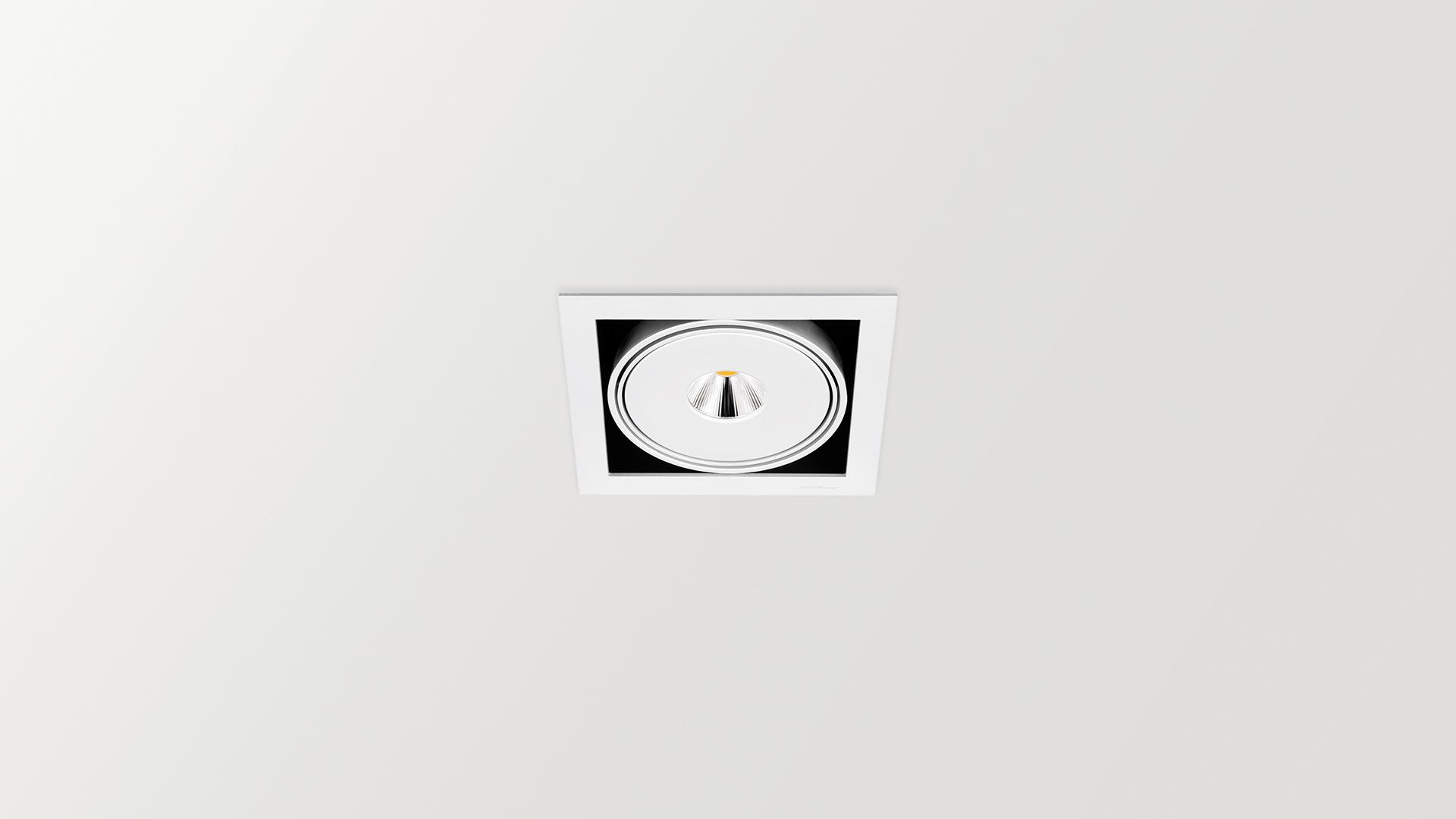 ORBITAL 1 LARK-111 LED recessed aluminium spotlight