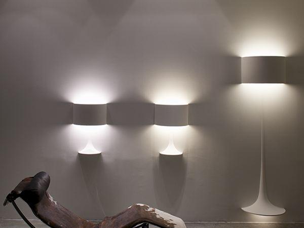 SOFT SPUN SMALL Direct-indirect light wall lamp