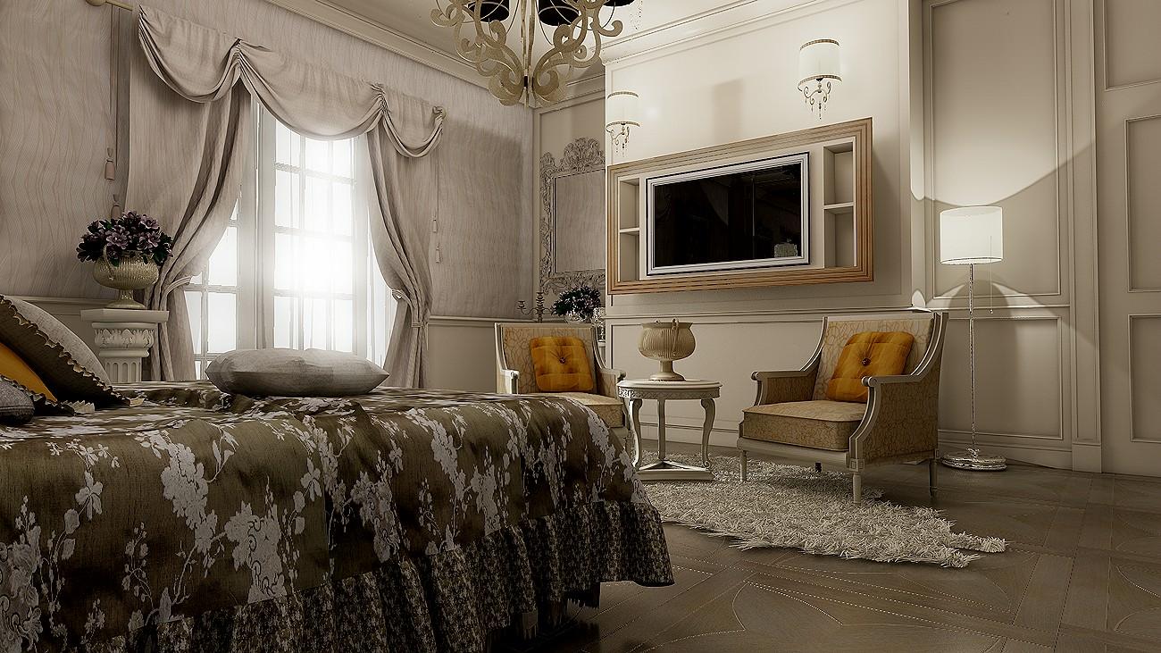 TOSCA Solid wood boiserie / bedroom set