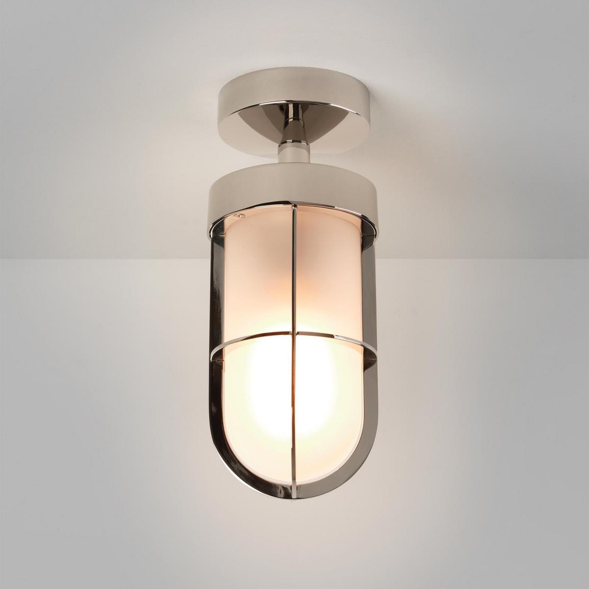 CABIN Zinc outdoor ceiling lamp with dimmer