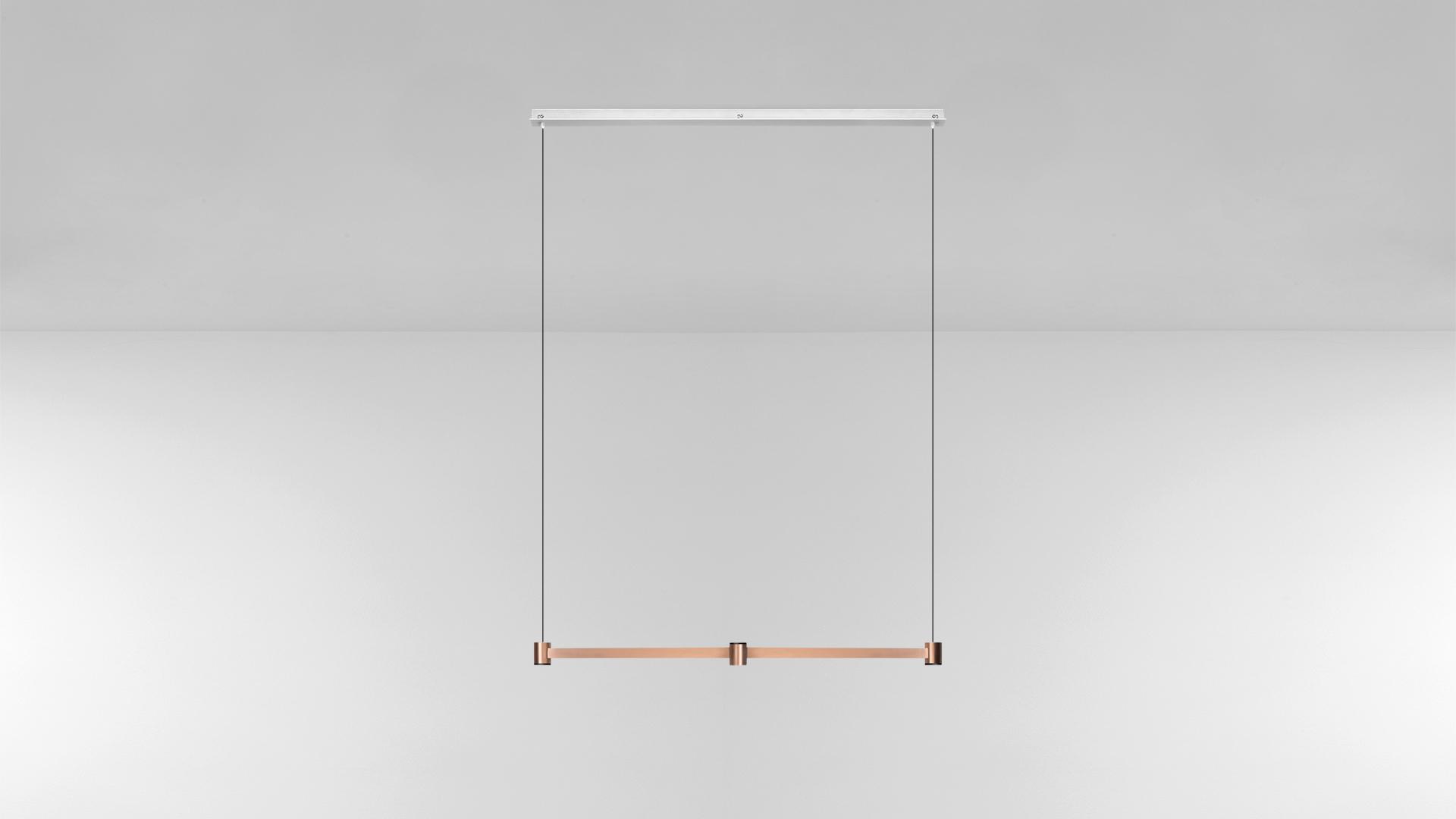 ART SURFACE DIRECT &AMP; INDIRECT LED direct-indirect light brass pendant lamp