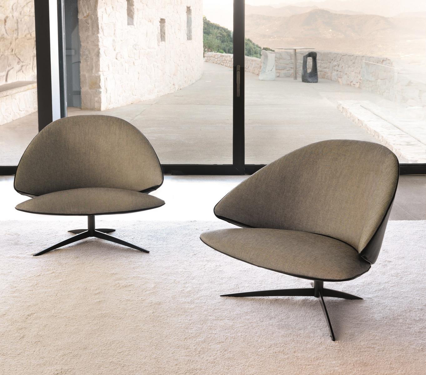 KOSTER Armchair with 4-spoke base