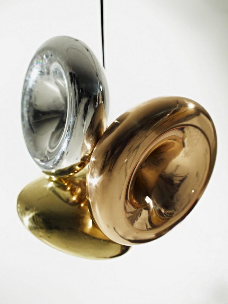 VOID Copper pendant lamp in a contemporary style