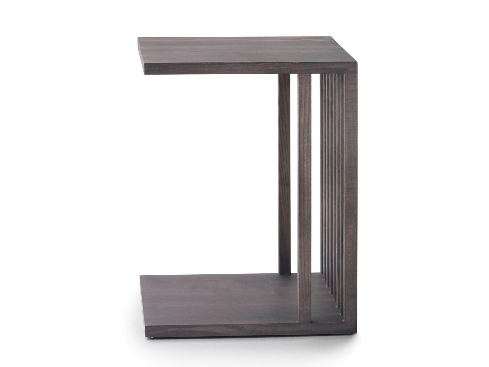 VIENNA Rectangular solid wood coffee table