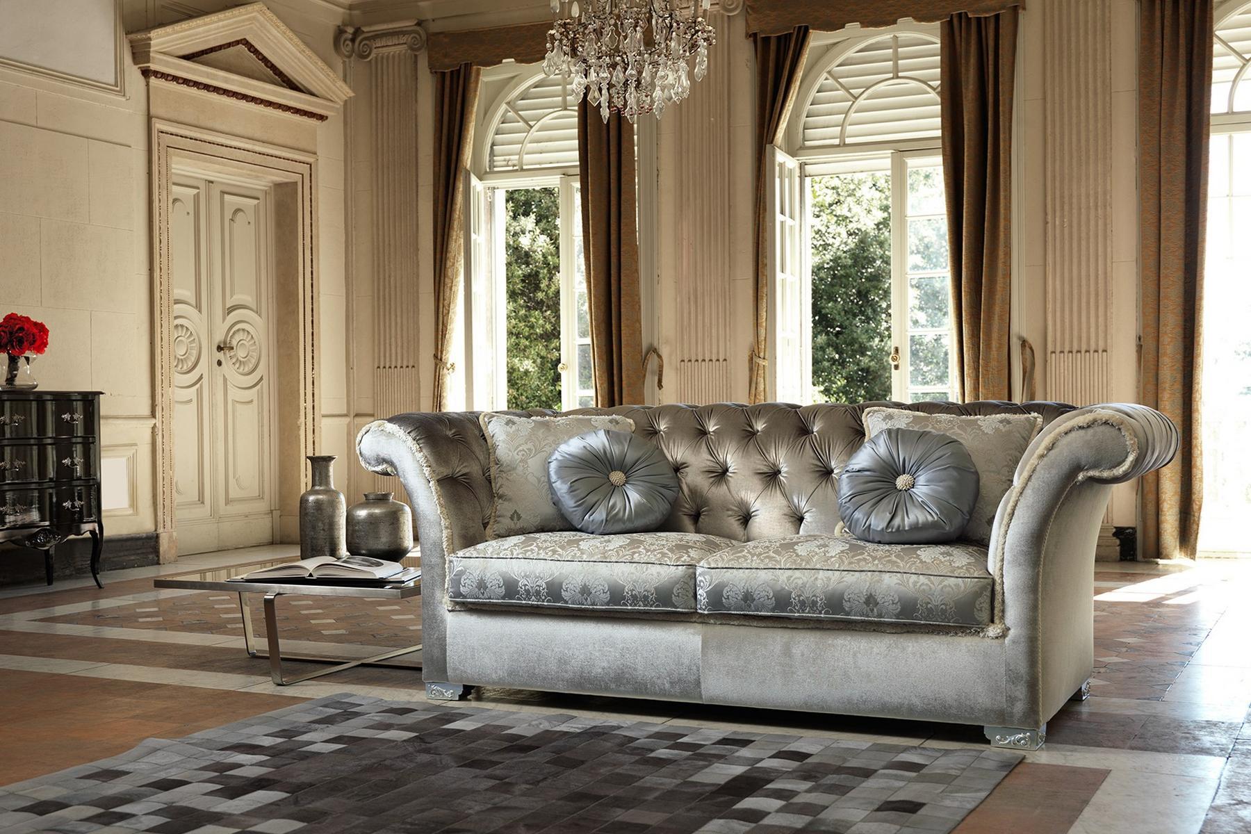 DESDEMONA CLASSIC Chesterfield style tufted 3 seater sofa