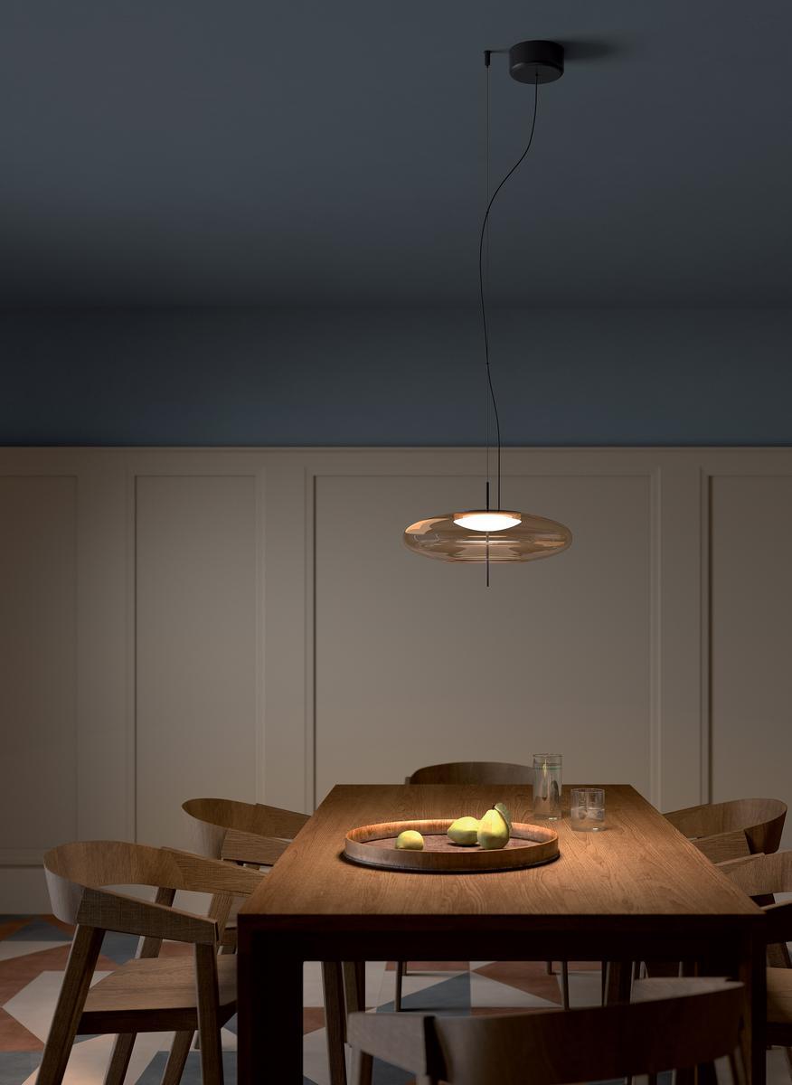 PLAT LED glass pendant lamp
