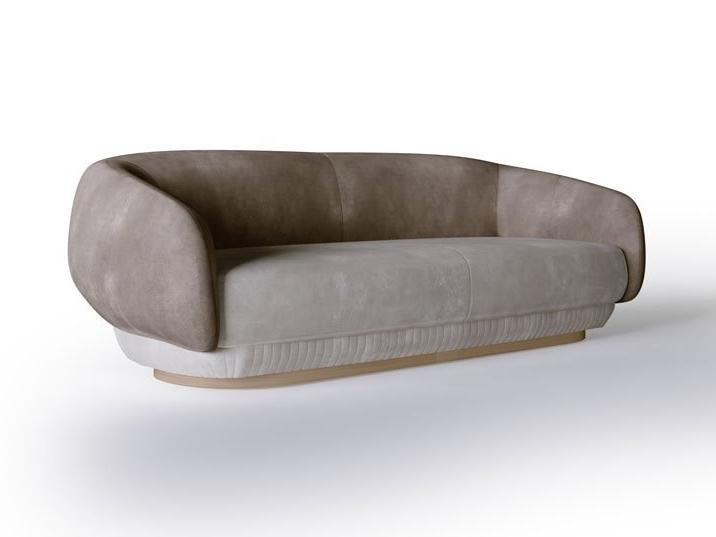 MOON 3P 3 seater Eco-nabuk sofa