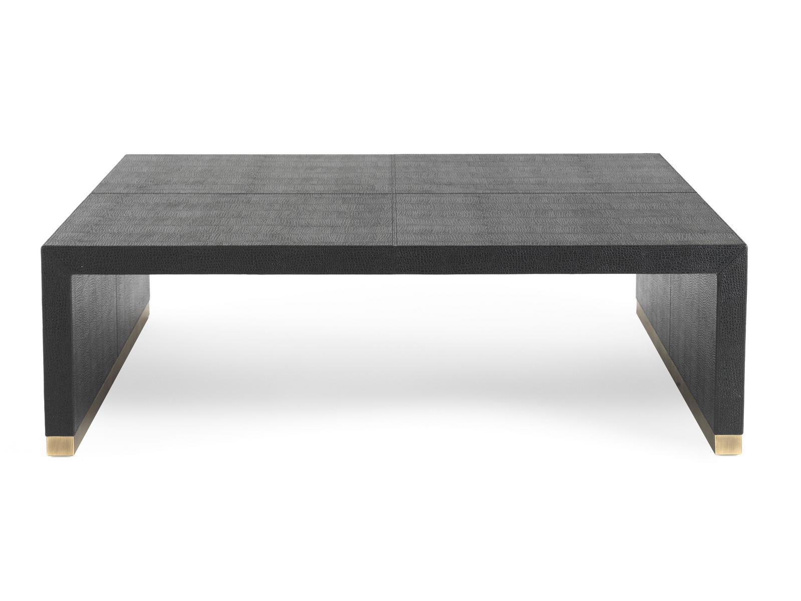 KAY Rectangular leather coffee table KAY Rectangular leather coffee table