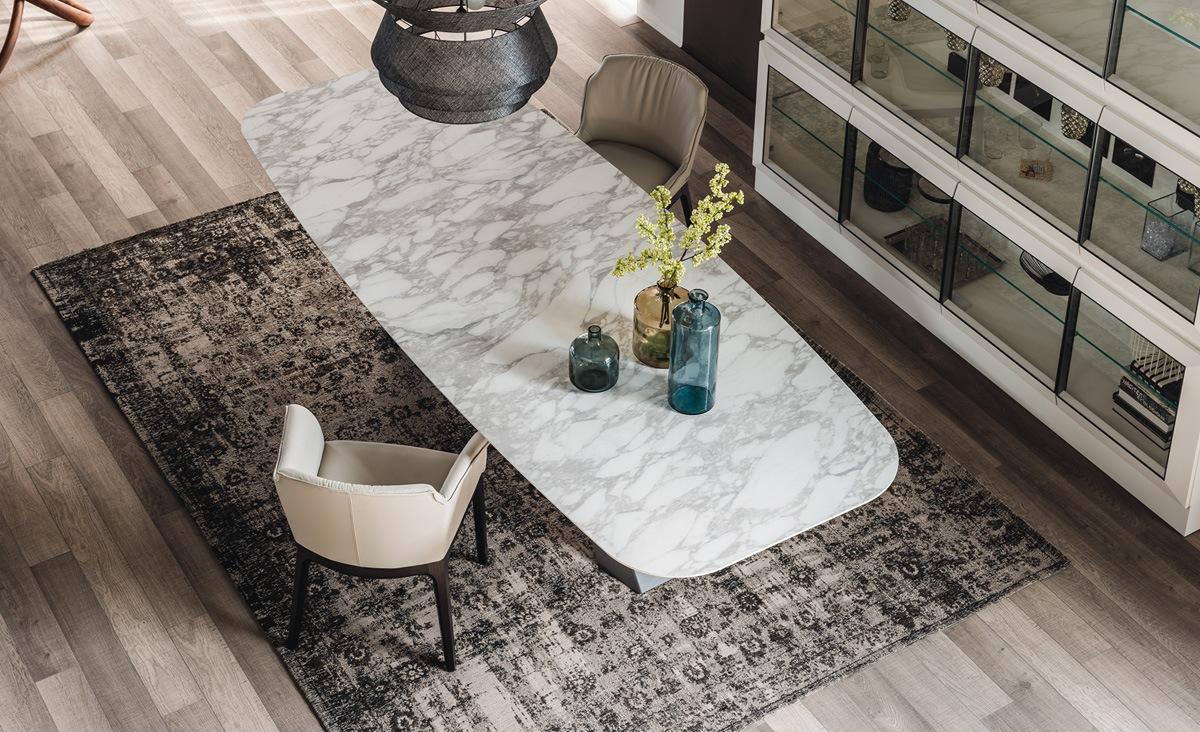 ELIOT KERAMIK Oval ceramic table